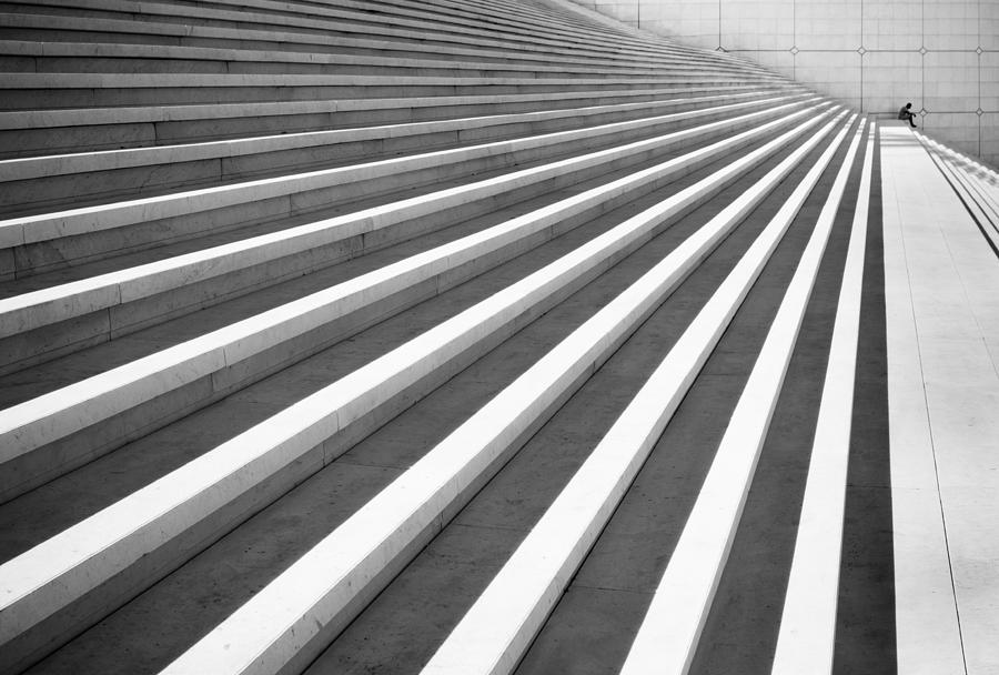 Paris Photograph - Stairs #1 by Jose Beut