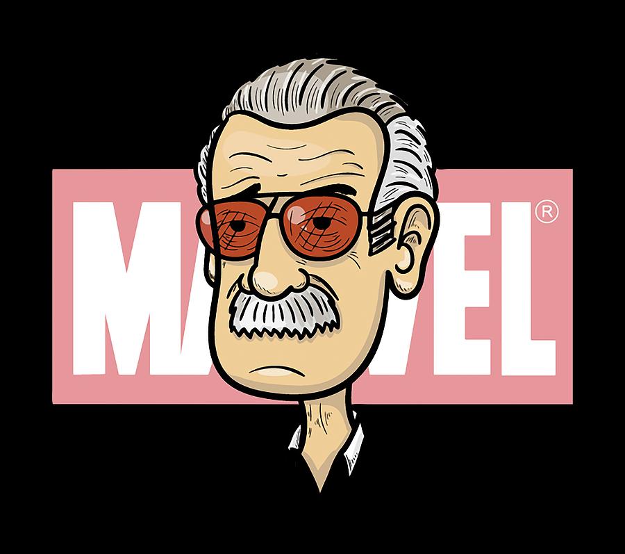 Stan Lee Marvel Drawing by Keyla Susy