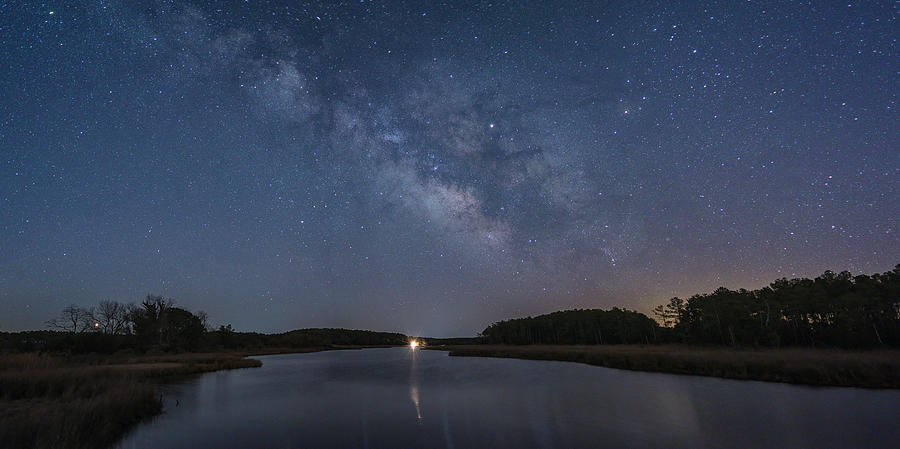 Landscape Photograph - Stars Over St Johns Creek  #1 by Robert Fawcett