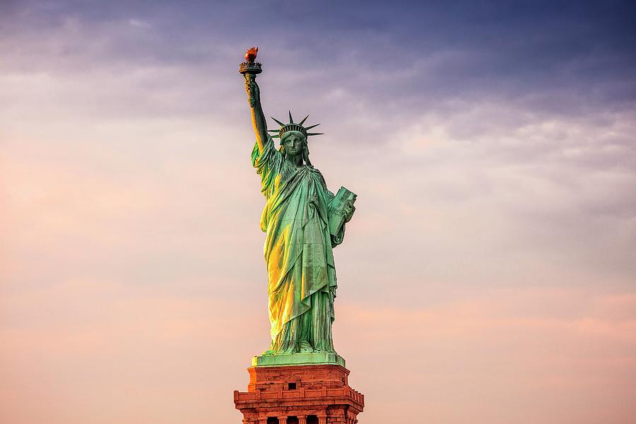 Statue Of Liberty, Nyc #1 Digital Art by Antonino Bartuccio