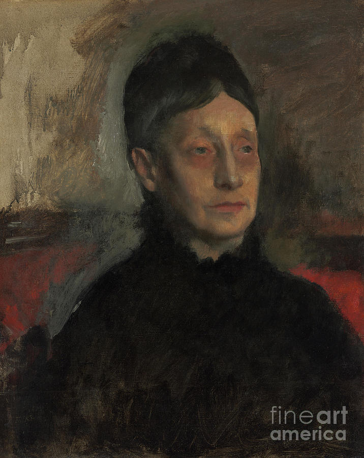 Stefanina Primicile Carafa, Marchioness Of Cicerale And Duchess Of Montejasi Painting by Edgar Degas