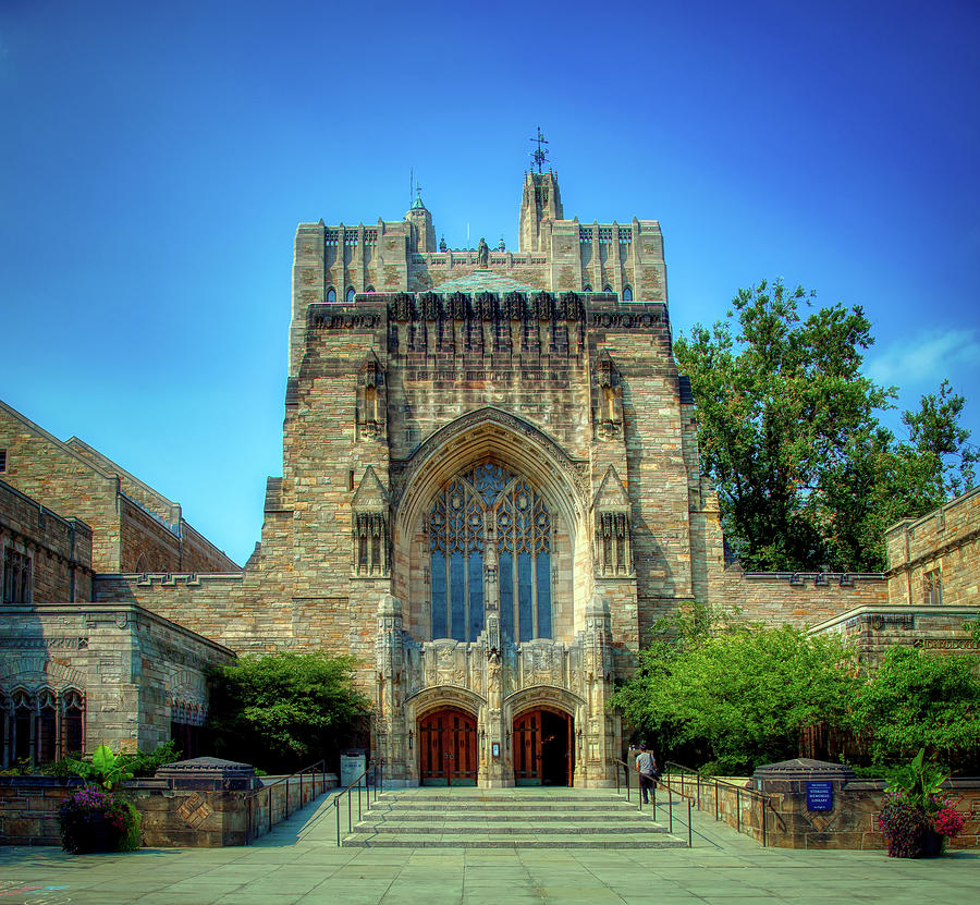 Architecture Photograph - Sterling Memorial Library - Yale University #1 by Mountain Dreams