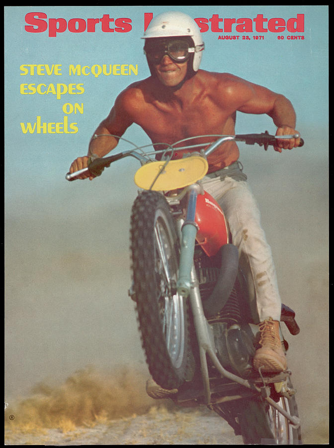 Steve Mcqueen, Motocross Sports Illustrated Cover Photograph by Sports Illustrated