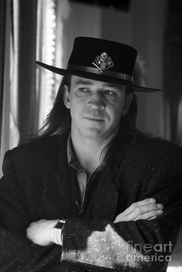 Music Photograph - Stevie Ray Vaughan In Boston #1 by The Estate Of David Gahr