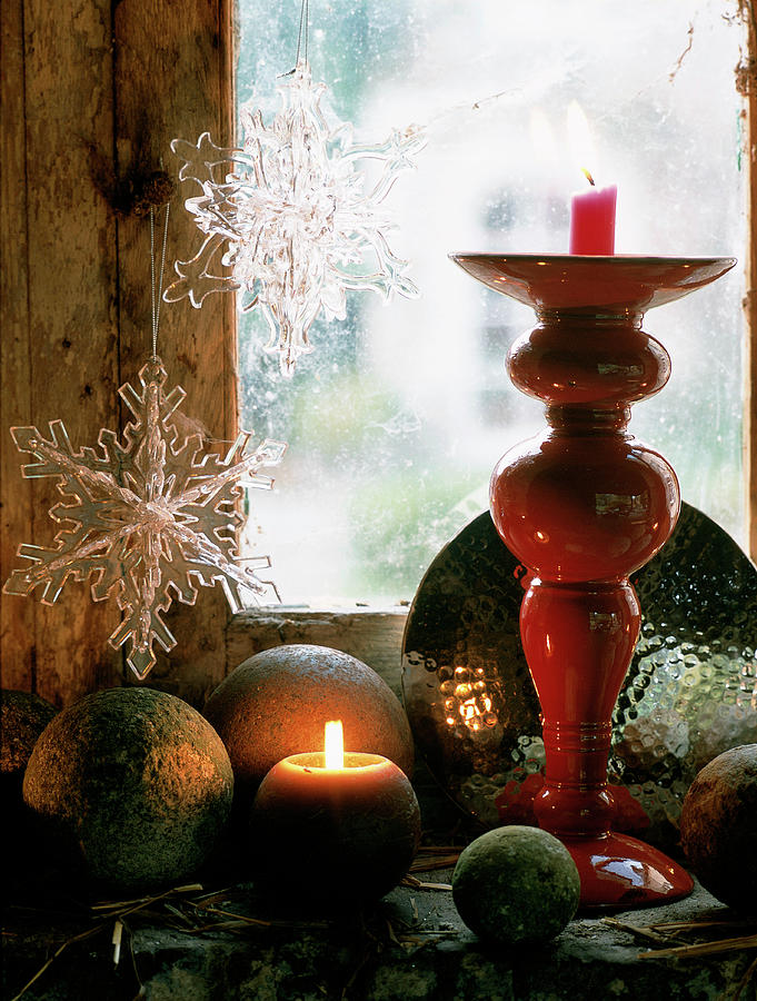 Still-life Arrangement With Candles #1 Photograph by Luc Wauman