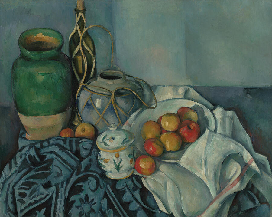 Still Life with Apples, from 1893-1894 Painting by Paul Cezanne