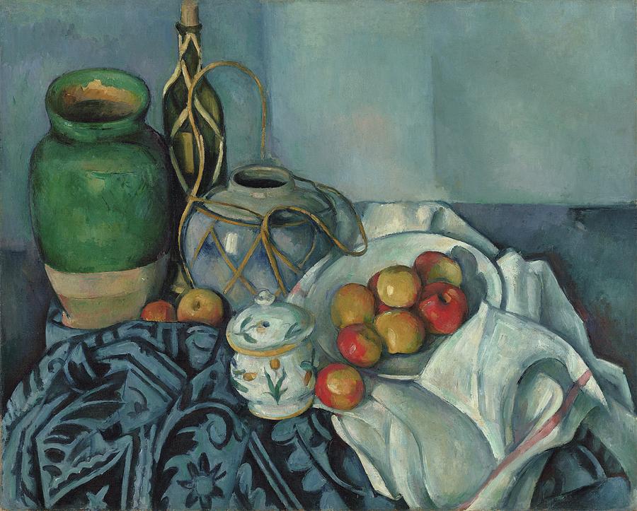 Apple Painting - Still Life With Apples by Paul Cezanne