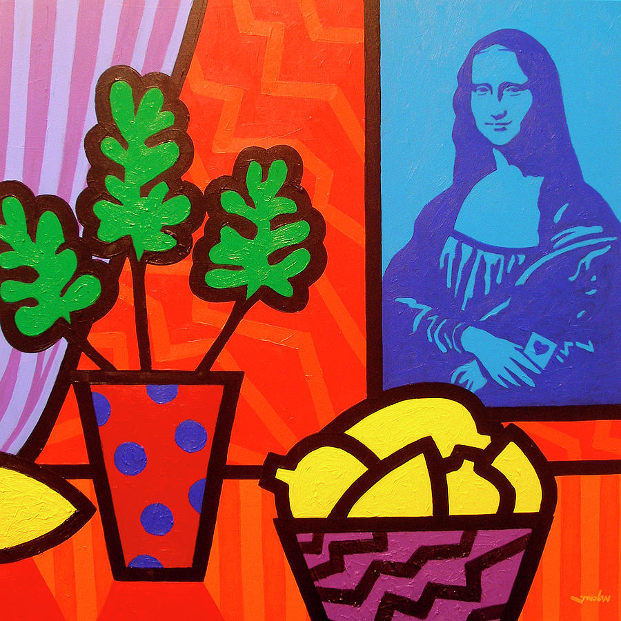 Leonardo Da Vinci Digital Art - Still Life With Matisse And Mona Lisa #1 by John Nolan