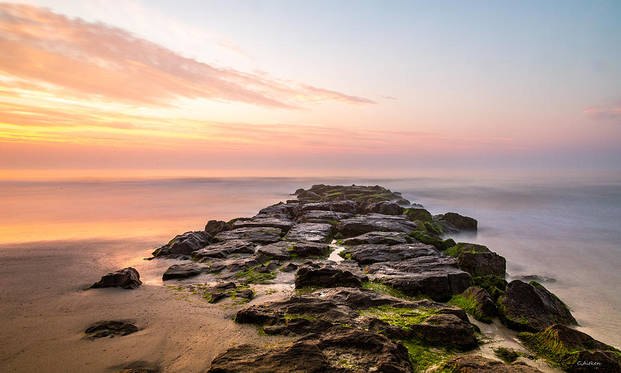 Stone Harbor Jetty #1 Photograph by Charles Aitken