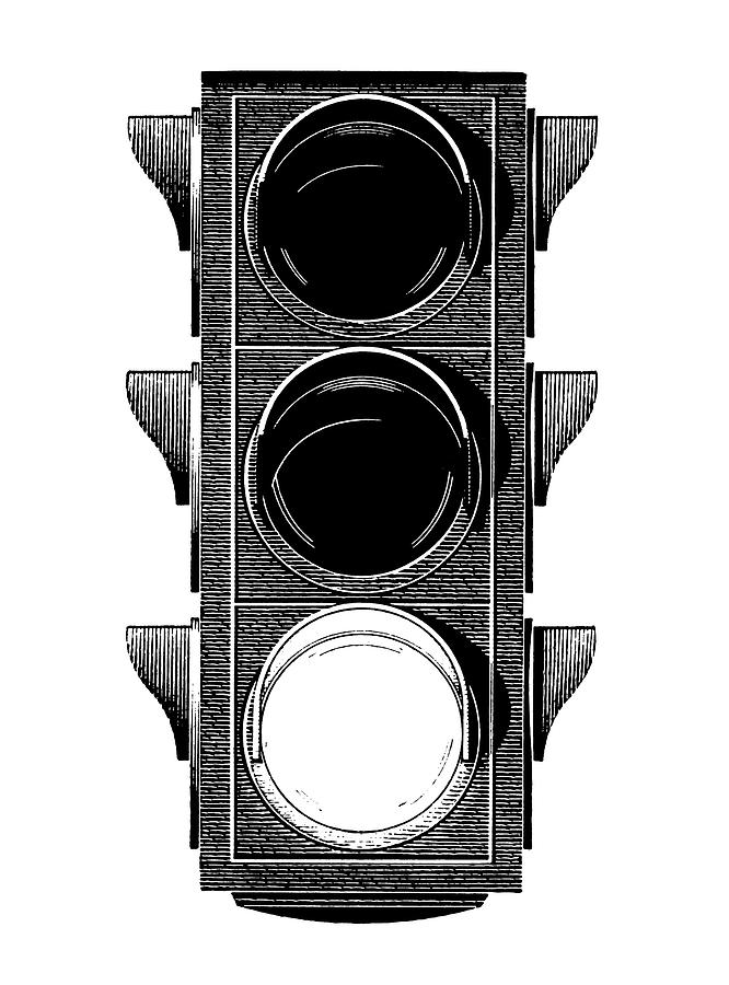 Stoplight 1 Drawing by CSA Images Fine Art America