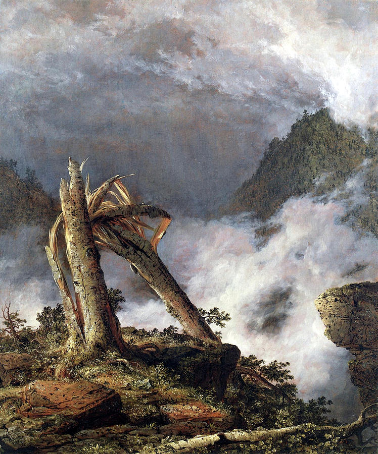 Thomas Cole Painting - Storm in the Mountains  by Frederic Edgar Church