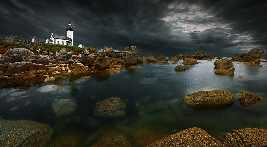 Lighthouse Photograph - Storm Is Coming... #1 by Krzysztof Browko