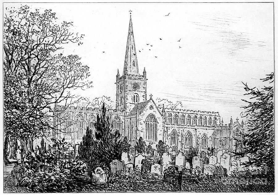 Stratford Church As Seen #1 Drawing by Print Collector