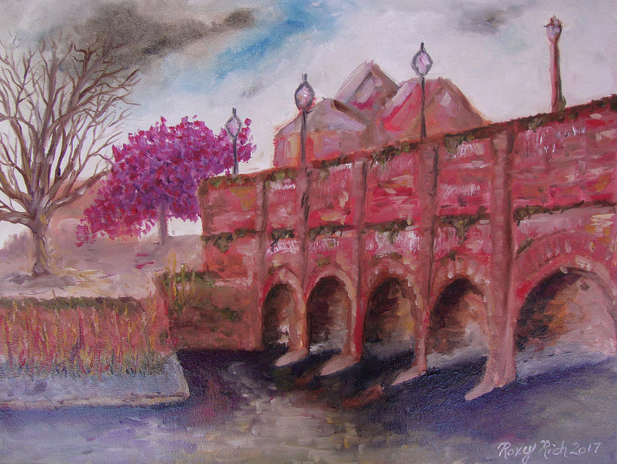 Stratford upon Avon Painting by Roxy Rich