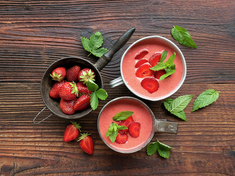 Strawberry Yoghurt #1 Photograph by Magdalena & Krzysztof Duklas