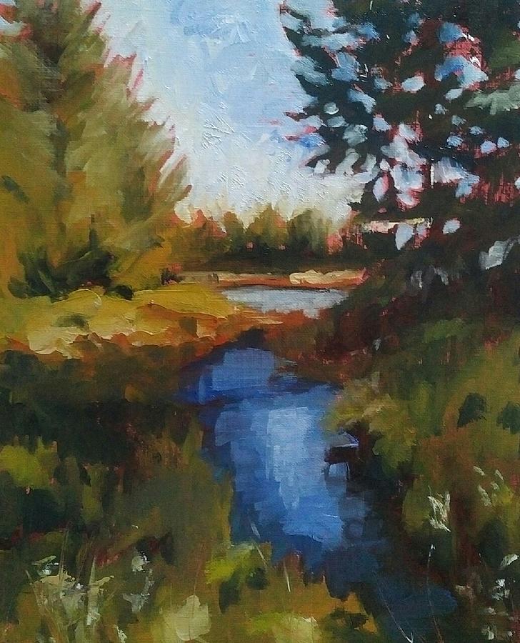 Peck Lake, Algonquin Painting by Sheila Romard