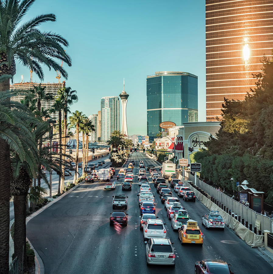 Street Scenes In Las Vegas Nevada #1 Photograph by Alex Grichenko
