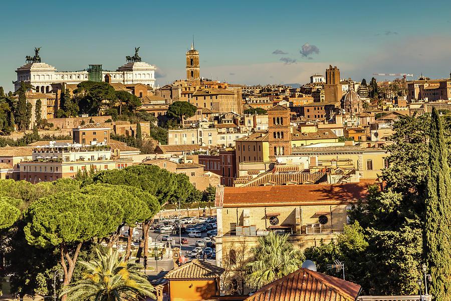 stunning cityscape of Rome #1 Photograph by Vivida Photo PC