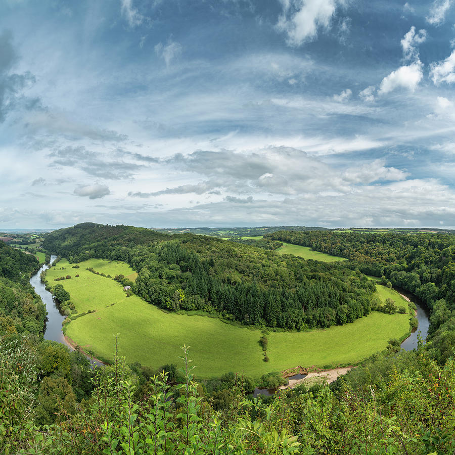 Summer Photograph - Stunning Summer landscape of view from Symonds Yat over River Wy #1 by Matthew Gibson