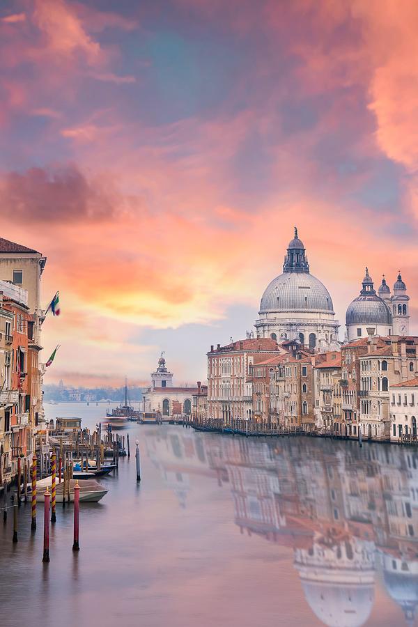 City Photograph - Stunning View Of The Venice Skyline #1 by Travel Wild