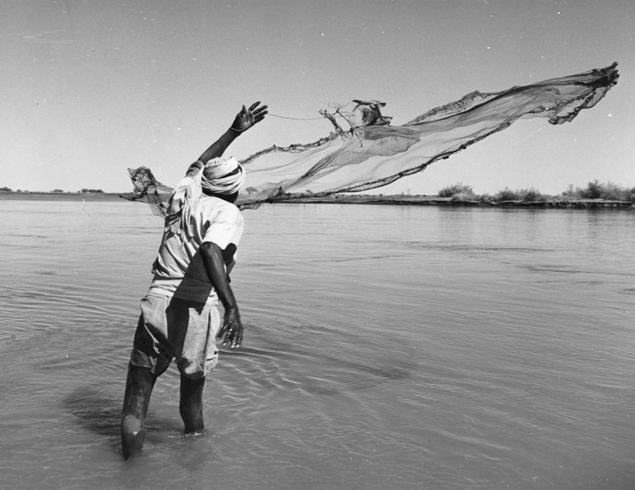 Sudanese Fisherman #1 Photograph by Bert Hardy