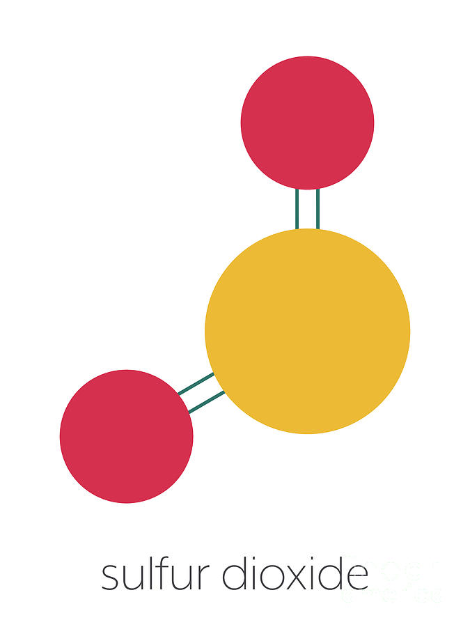sulfur dioxide molecule