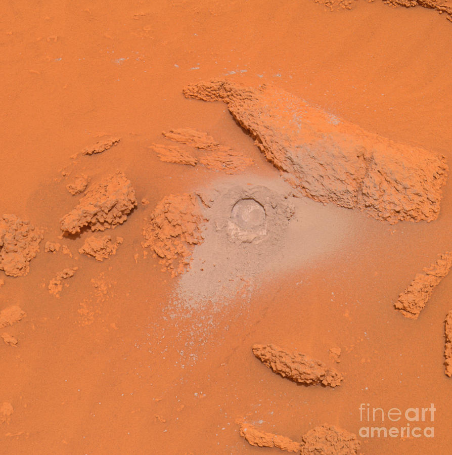 Sulphur-rich Rocks On Mars #1 Photograph by Nasa/science Photo Library