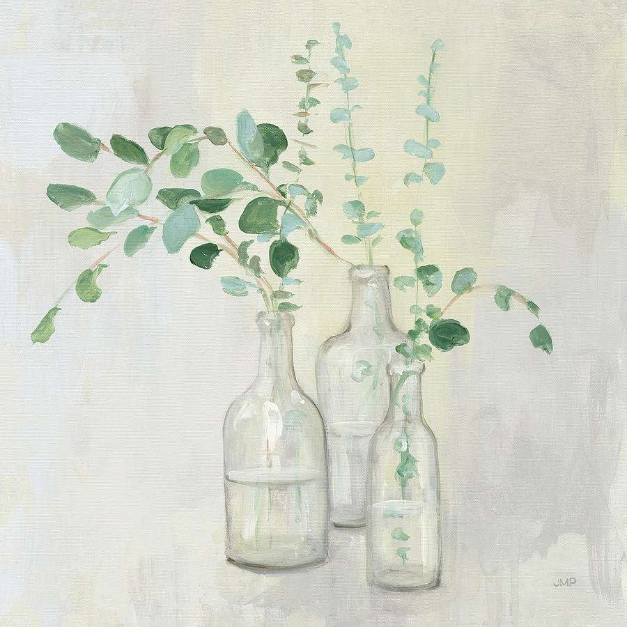 Bottle Painting - Summer Cuttings I #1 by Julia Purinton