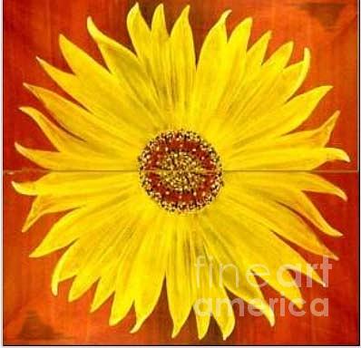 Sunflowers  #1 Painting by Joe Leyba