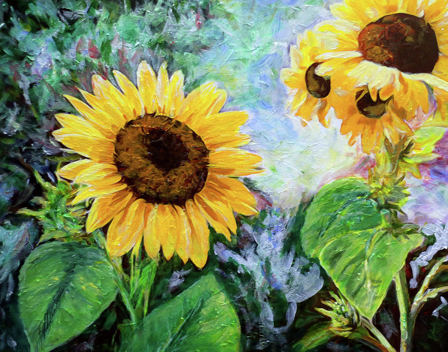 Sunflowers Painting by Michele A Loftus