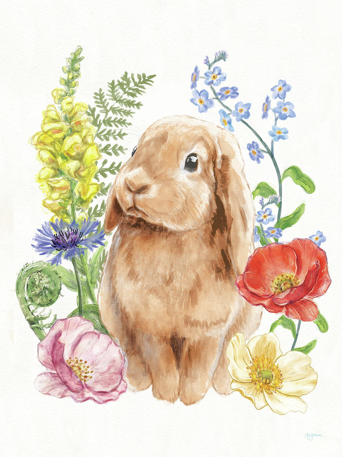 Flower Mixed Media - Sunny Bunny I #1 by Mary Urban