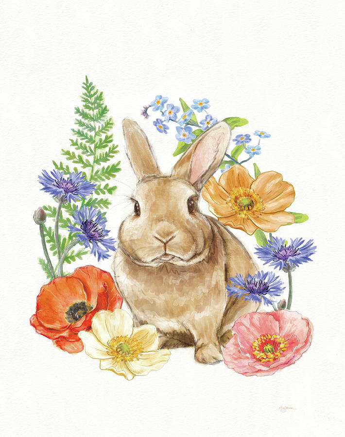 Flower Painting - Sunny Bunny II Fb #1 by Mary Urban
