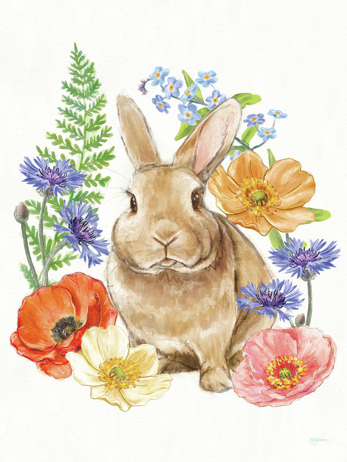 Flower Mixed Media - Sunny Bunny II #1 by Mary Urban