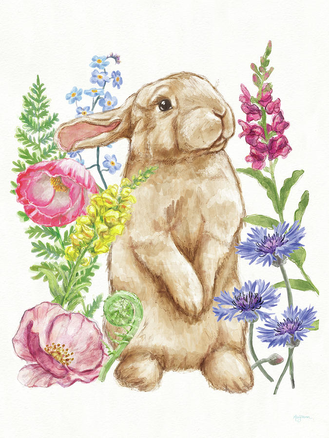 Flower Mixed Media - Sunny Bunny IIi #1 by Mary Urban