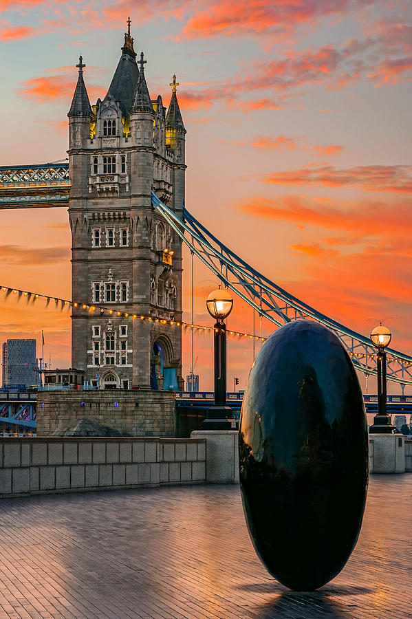 Sunrise At Tower Bridge In London Photograph