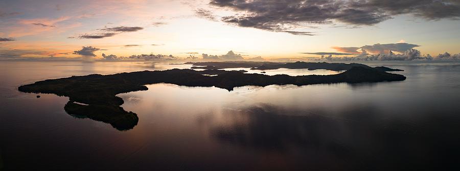 Nature Photograph - Sunrise Illuminates Clouds That Drift #1 by Ethan Daniels