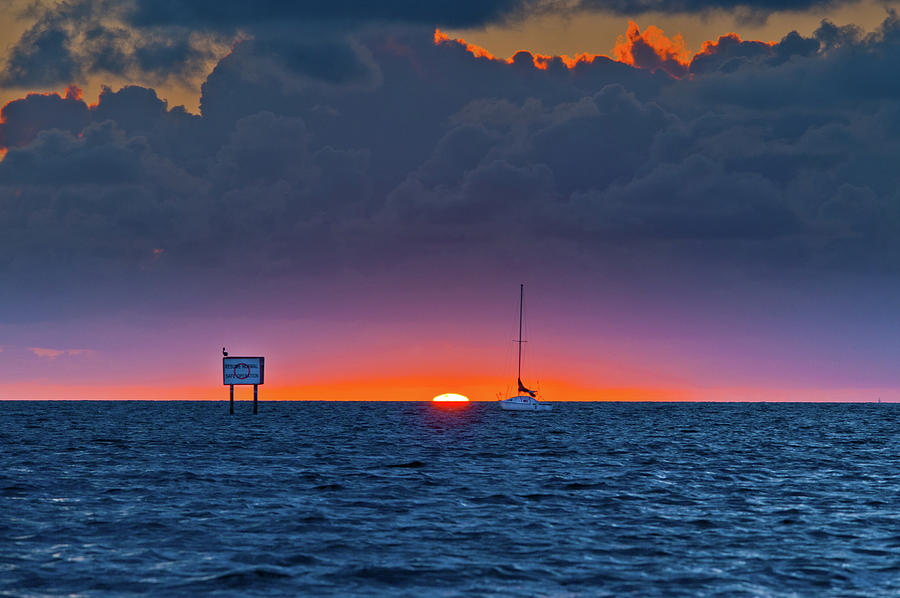 Sunrise on Biscayne Bay #1 Photograph by Edgar Estrada