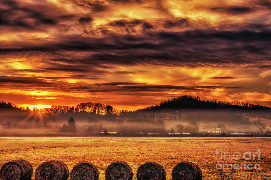 Sunrise on the Farm #1 Photograph by Thomas R Fletcher