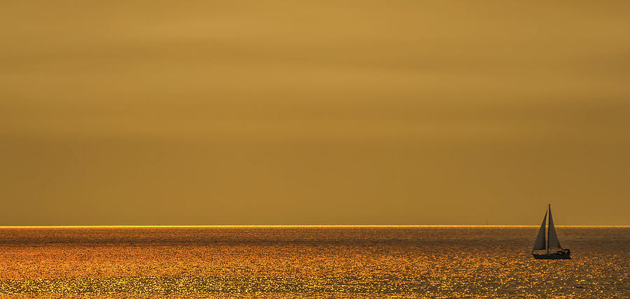 Sunset At Santa Monica Beach And Pier #1 Photograph by Alex Grichenko
