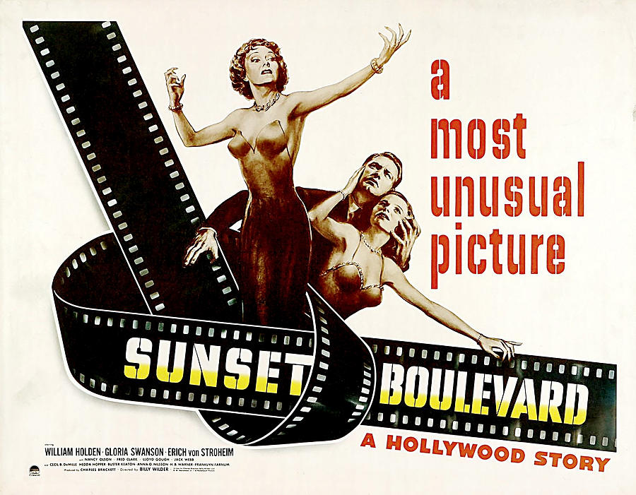 William Holden Photograph - Sunset Boulevard #1 by Globe Photos