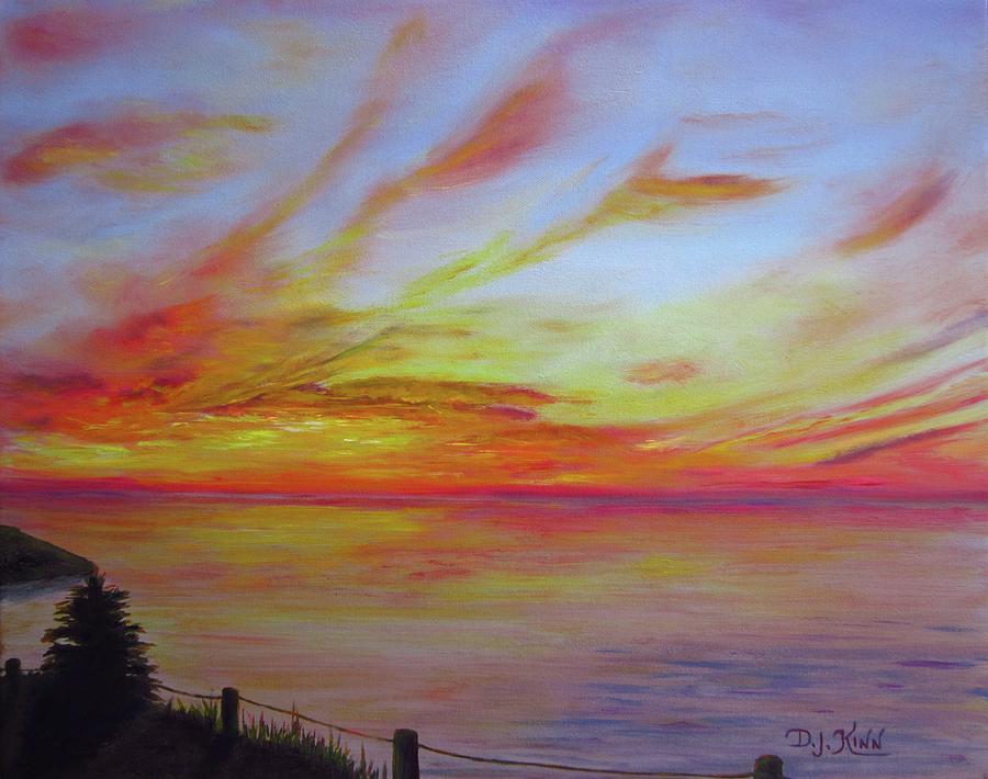 Sunset I #1 Painting by Dottie Kinn