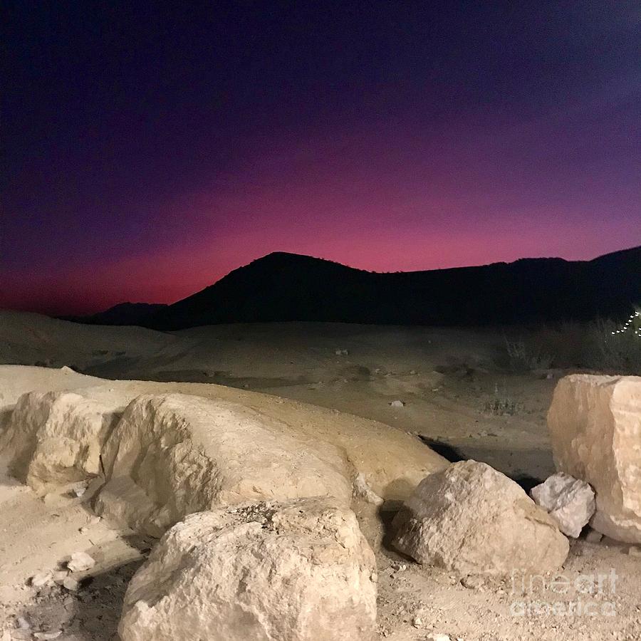 Sunset in the Desert  #2 Photograph by Jody Frankel
