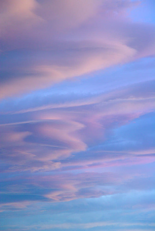 Sunset Lenticular And Cumulus #1 Photograph by Eastcott Momatiuk