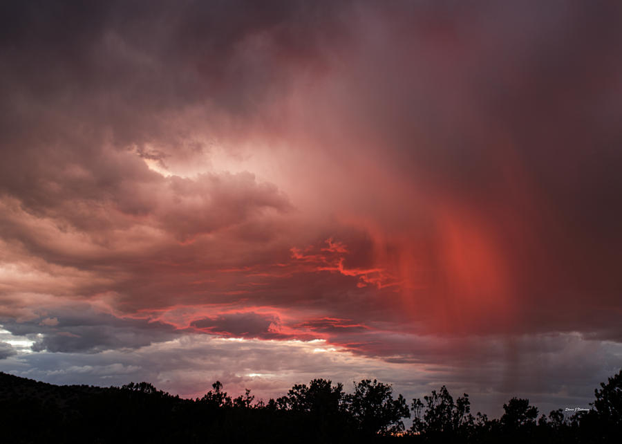 Sunset Ortiz Mountains #1 Photograph by Steven Natanson