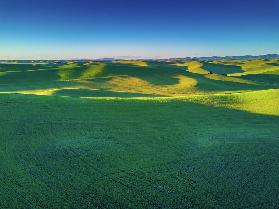 Sunset Over The Hills Of The Palouse Photograph