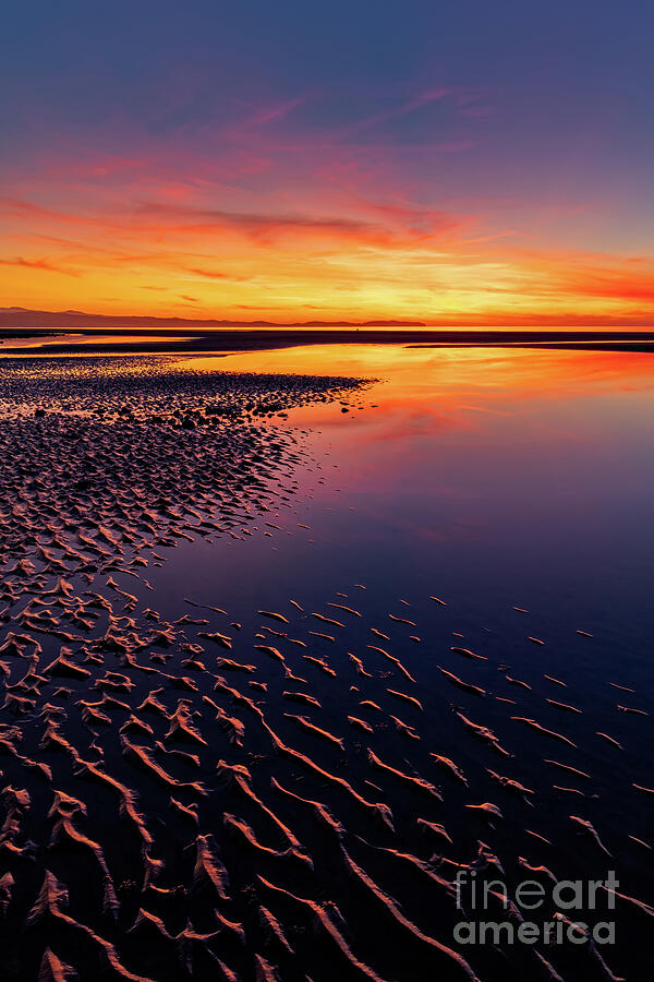 Sunset Photograph - Sunset Seascape Wales 1 by Adrian Evans Sunset Photograph - Sunset Seascape Wales 1 by Adrian Evans