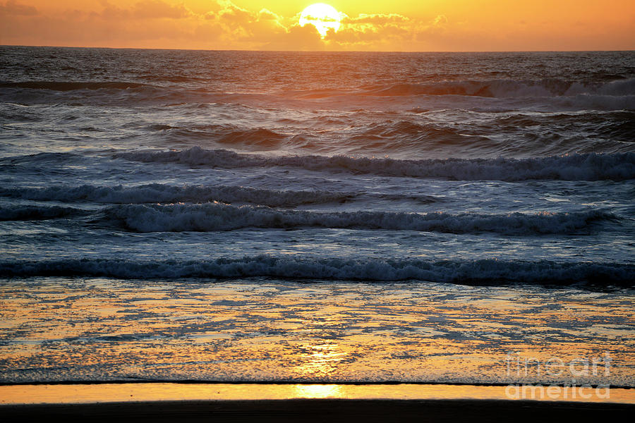 Sunset Surf #1 Photograph by Denise Bruchman