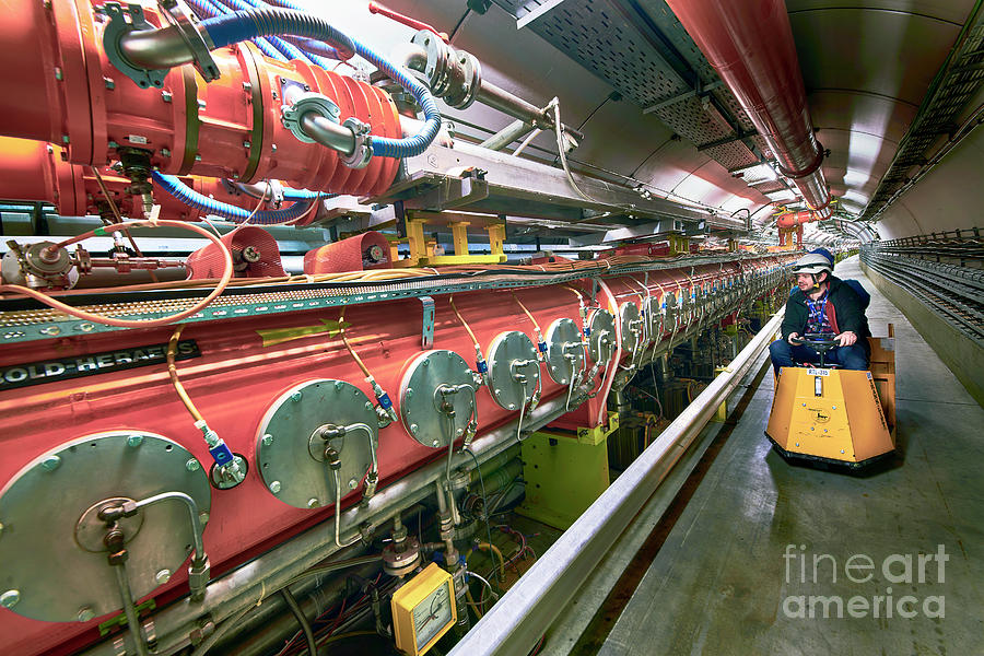 Super Proton Synchrotron Maintenance At Cern #1 Photograph by Cern, Julien Marius Ordan/science Photo Library