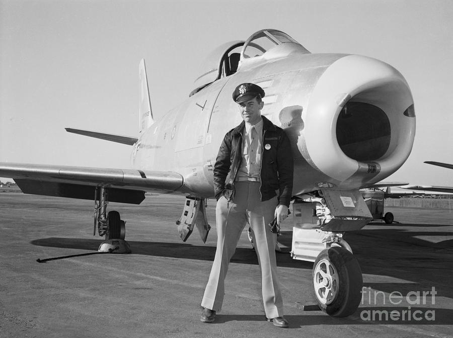 Supersonic Jet Pilot Charles Yeager #1 Photograph by Bettmann