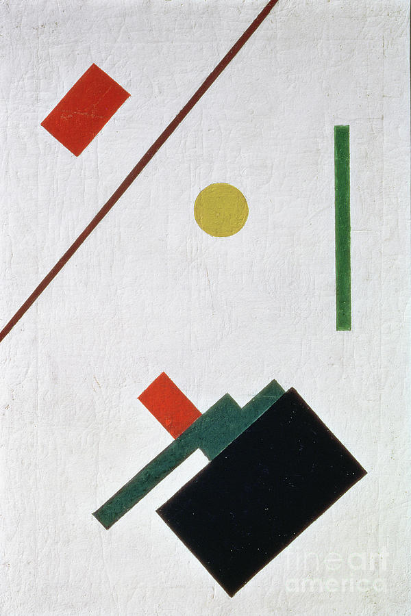Abstract Painting - Suprematist Composition, 1915 by Kazimir Severinovich Malevich